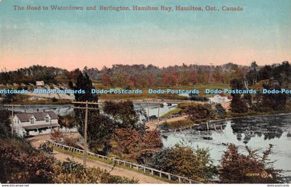 R357976 The Road to Waterdown and Burlington Hamilton Bay Hamilton Ont Canada 10