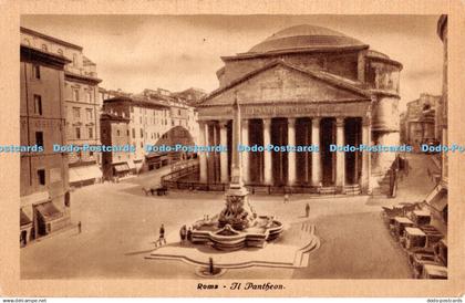 R365405 Roma Il Pantheon A Scrocchi Milano Roma