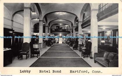 R369640 Lobby Hotel Bond Hartford Conn Delmar Photo Service