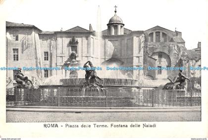 R373644 Roma Piazza delle Terme Fontana delle Naiadi