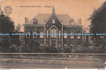 R373723 Collection Bertels 7 Morlanwelz Mariemont LHopital 1913