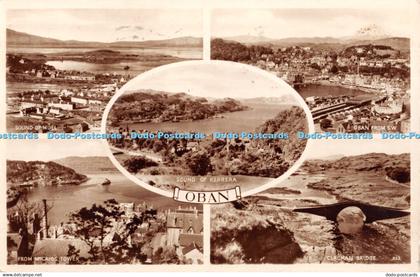 R375351 Oban 853 Henderson Real Photograph Series A D Henderson 1953 Multi View