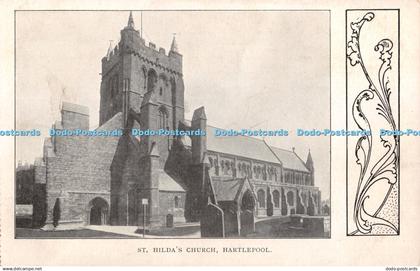 R388390 Hartlepool St Hilda Church Postcard