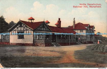 R411835 Notts Sanatorium Ratcher Hill Mansfield Montgomery 1912