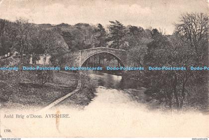 R414494 Ayrshire Auld Brig o Doon F Hartmann 1905