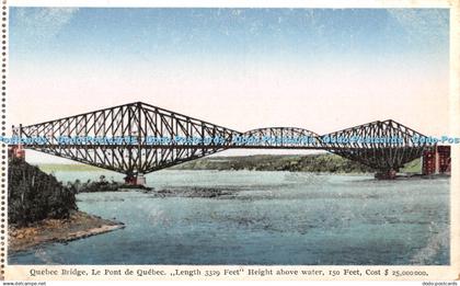 R416218 Quebec Bridge Le Pont de Quebec Librairie Garneau Ltec