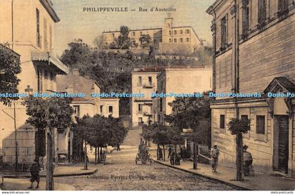 R417432 Philippeville Rue d Austerlitz Collection Ferrer