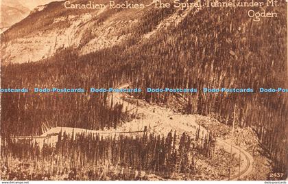 R425905 Canadian Rockies The Spiral Tunnel Under Mt Ogden Pacific Publishing Emp