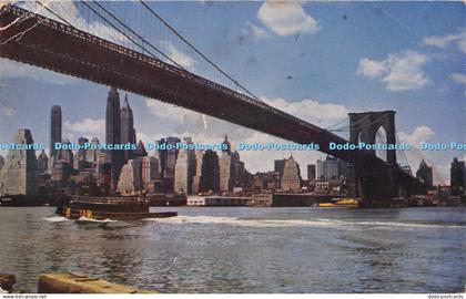 R428008 NY 518 Brooklyn Bridge New York City Alfred Mainzer Mike Roberts 1949