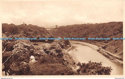 R439694 Bristol View from Clifton Down Clifton Suspension bridge