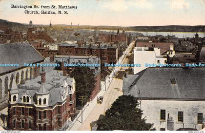 R449914 Barrington St from St Matthews Church Halifax N S H H Marshall