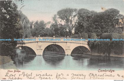 R460516 Cambridge Clare Bridge Hartmann 1903