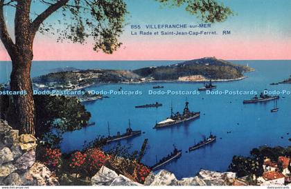 R482575 Villefranche sur Mer La Rade et Saint Jean Cap Ferrat Rostan et Munier