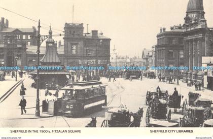 R484485 Sheffield in the 1900 s Fitzalan Square Sheffield City Libraries