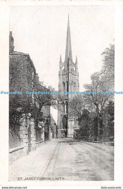 R486669 Louth St James Church Postcard