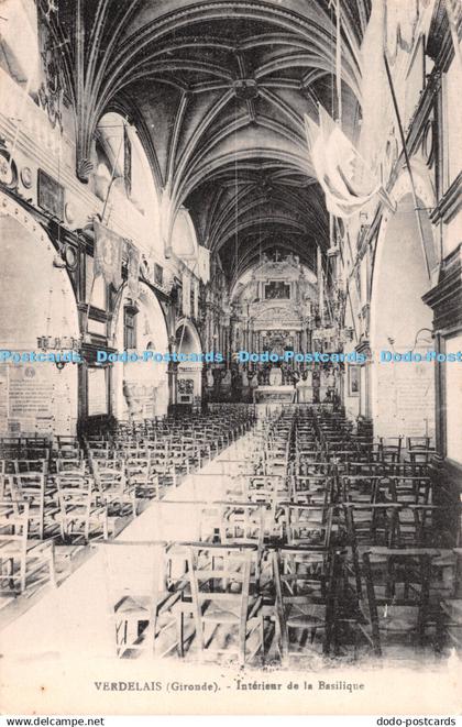 R486829 Verdelais Gironde Interieur de la Basilique