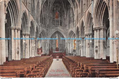 R505976 Pershore Abbey The Nave Valentines Series 1913