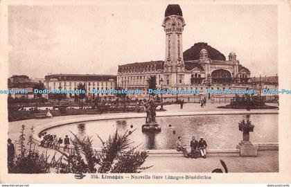 R514003 334 Limoges Nouvelle Gare Limoges Benedictins