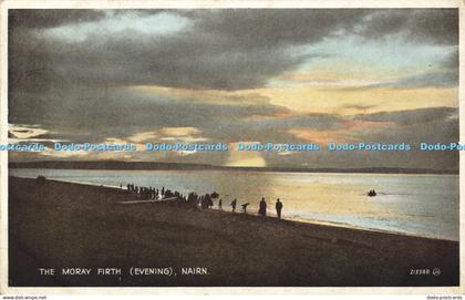 R602795 Moray Forth Evening Nairn 213388 Valentines Carbo colour Postcards