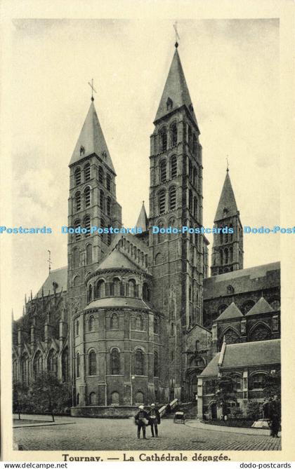 R605136 Tournay La Cathedrale Degagee Belge 1937