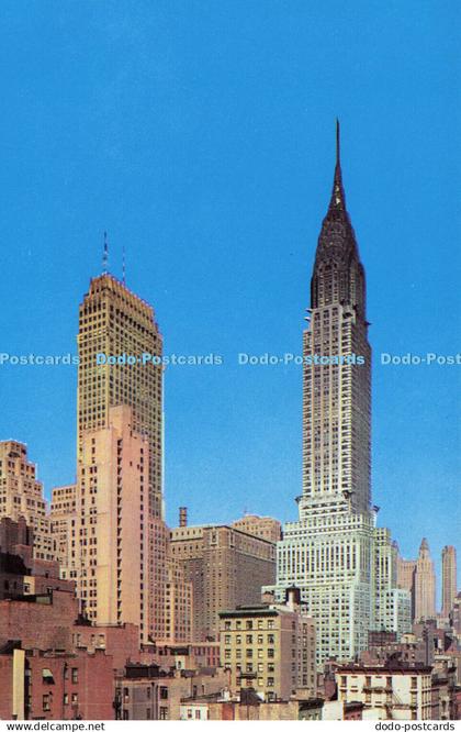 R620113 Chrysler Building and Towers of Midtown Manhattan Manhattan Post Card Pu