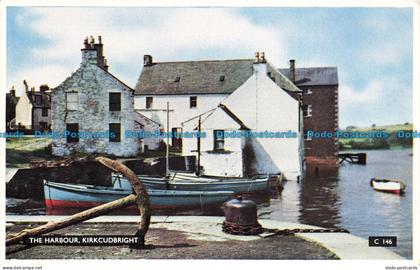 R627616 Kirkcudbright. The Harbour. A. D. Henderson. Henderson Coloured Series