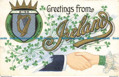 R640139 Greetings From Ireland. Lawrence. 1906