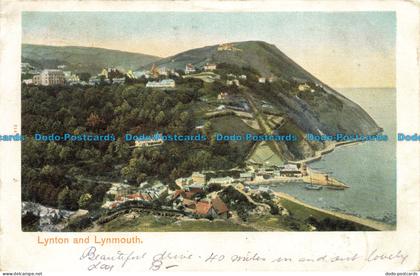 R641628 Lynton and Lynmouth. Peacock. 1902