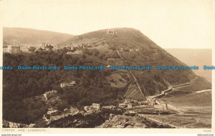 R644805 Lynton and Lynmouth. Photochrom