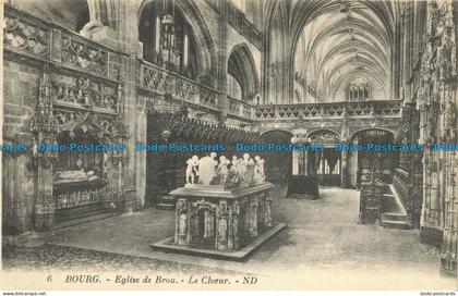 R651685 Bourg. Eglise de Brou. Le Choeur. ND