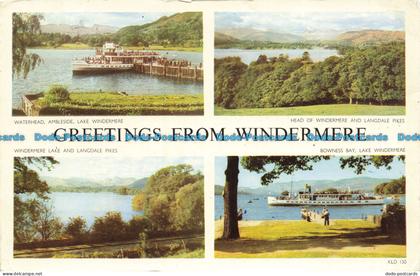 R651778 Greetings From Windermere. Bowness Bay. Lake Windermere. Sanderson and D