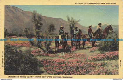 R661440 California. Horseback Riders on the Desert near Palm Springs. Stephen Wi