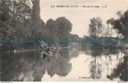 R667560 Moret sur Loing. Vue sur le Loing. L. Coffin