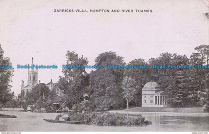 R669079 Hampton and River Thames. Garricks Villa