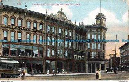 R673214 Mich. Campau Square. Grand Rapids. A. C. Bosselman. 1909