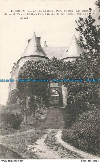 R676030 Lucheux. Somme. Le Chateau. Porte d Entree