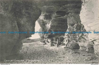 R678766 Elginshire. Cave at Covesea. J. D. Y. Moray Series. 1909