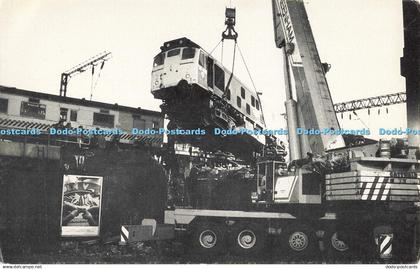 R683849 Locomotive Accident. Stoke on Trent. Class 25. Locomotive. J. V. Postcar