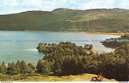 R686211 Derwentwater at Borrowdale. Postcard