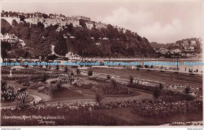 R700116 Torquay. Gardens Rock Walk a Vane Hill. E. Bishop