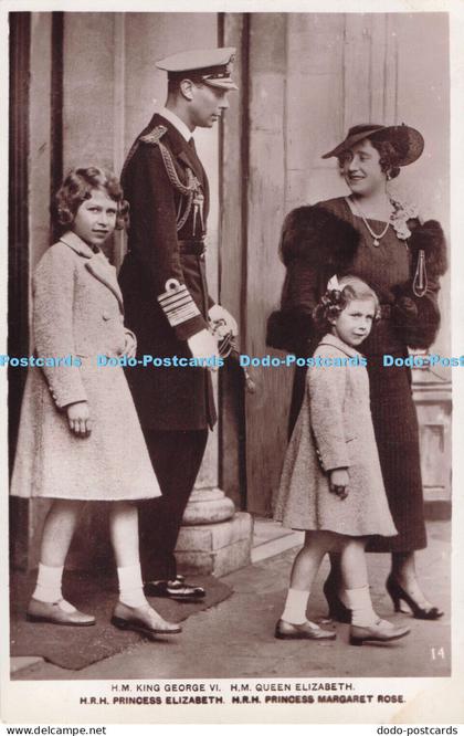 R714242 H. M. King George VI. H. M. Queen Elizabeth. H. R. H. Princess Elizabeth