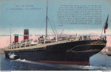 R717437 Le Havre Le Transatlantique La Lorraine