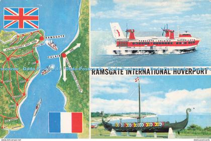 R718801 Ramsgate International Hoverport Elgate Postcards Ramsgate Kent Multi Vi