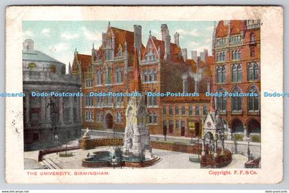 R753778 Birmingham The University PM Stoke on Trent 1904