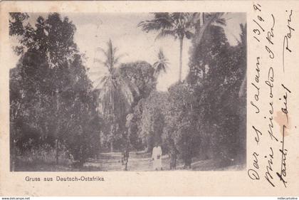 TANZANIA - Gruss aus Deutsch-Ostafrika 1901