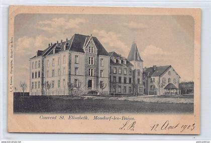 Luxembourg - MONDORF LES BAINS - Couvent St. Elizabeth - Ed. E. P. Kraemer