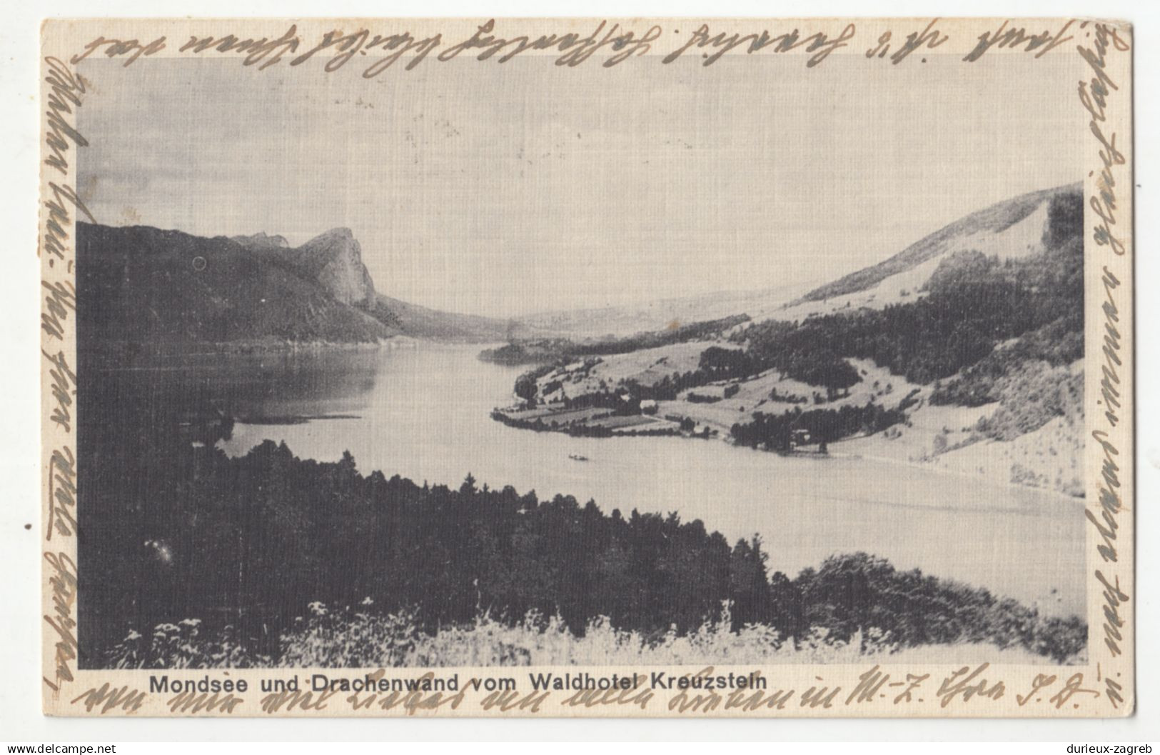 Mondsee old postcard posted 192? b211202