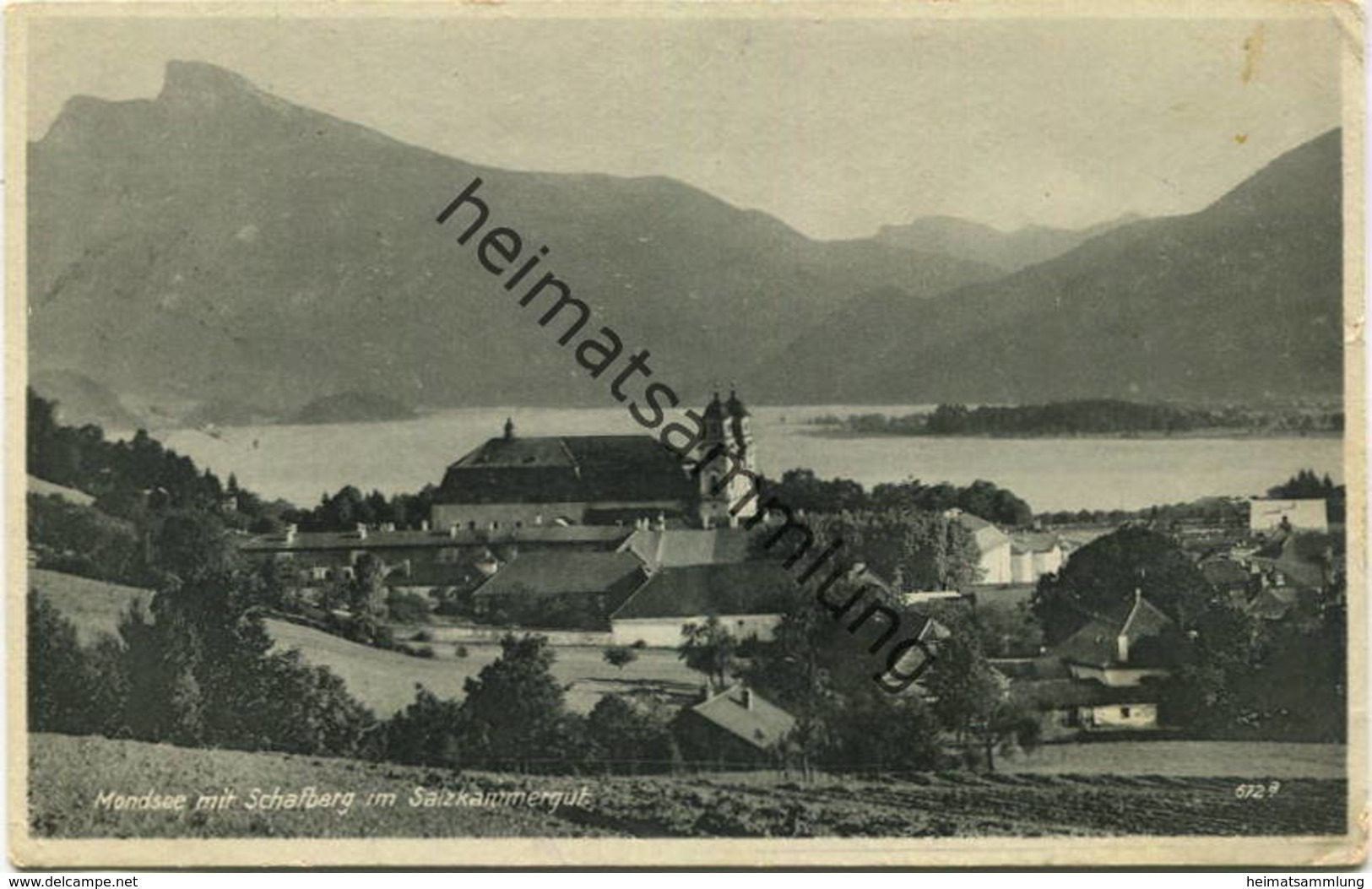 Mondsee - Verlag Erich Bährendt Bad Ischl 1933 - gel. 1941