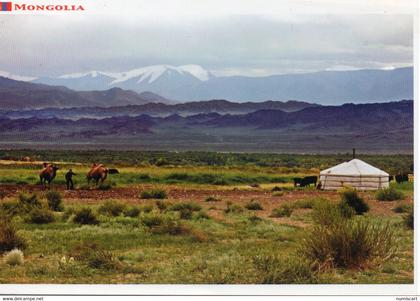 Mongolie animée animaux nomade montagne