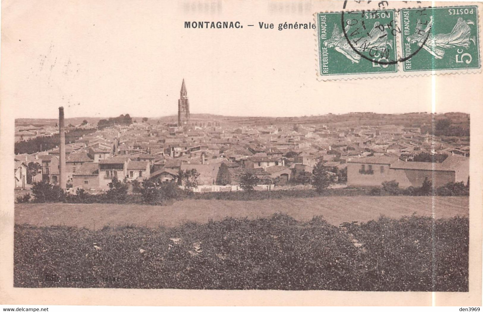 MONTAGNAC (Hérault) - Vue générale